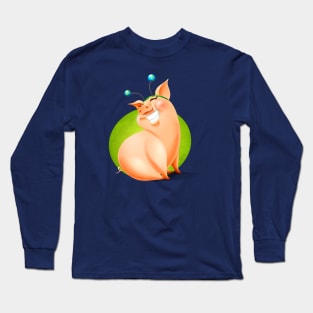 Earth Day Piggy (Boppers) Long Sleeve T-Shirt